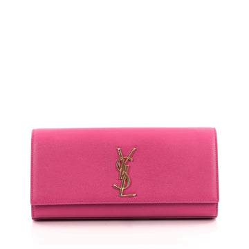 Saint Laurent Classic Monogram Clutch Leather Medium