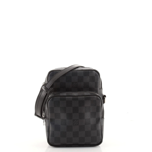 Louis Vuitton Black Damier Graphite Canvas Rem Messenger Bag Louis