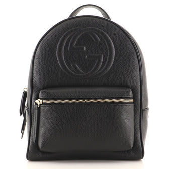 Gucci Soho Chain Backpack Leather