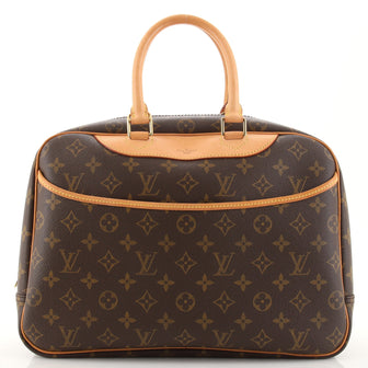 Louis Vuitton Deauville Handbag Monogram Canvas