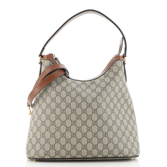 Gucci Linea A Hobo GG Coated Canvas