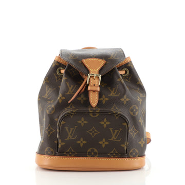 Louis Vuitton Vintage Montsouris Backpack Monogram Canvas PM