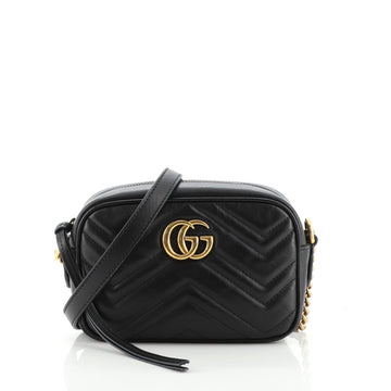Gucci GG Marmont Shoulder Bag Matelasse Leather Mini