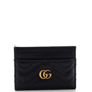 Gucci GG Marmont Card Holder Matelasse Leather