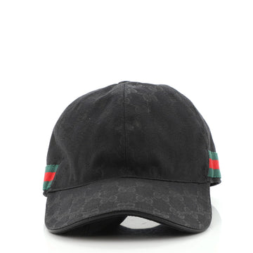 Gucci Web Baseball Cap GG Canvas
