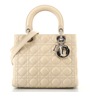 Christian Dior Lady Dior Bag Cannage Quilt Lambskin Medium