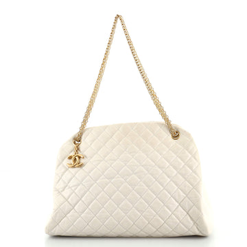 Chanel Just Mademoiselle Bag Quilted Aged Calfskin Large