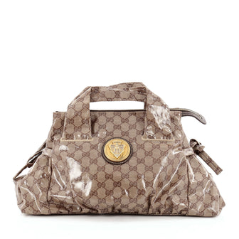 Gucci Hysteria Tote GG Coated Canvas Medium