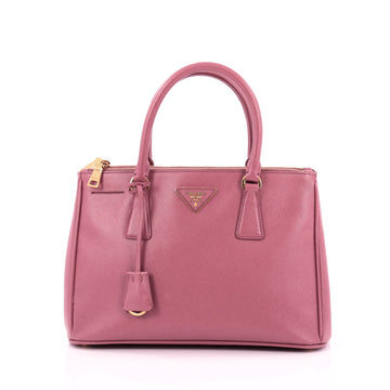 Prada Double Zip Lux Tote Saffiano Leather Small