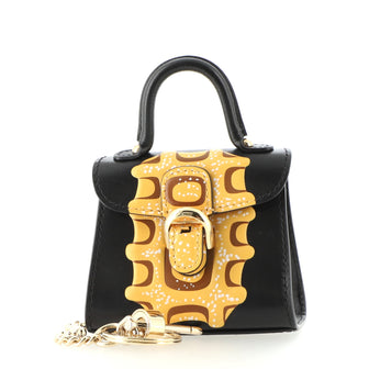 Delvaux Brillant Charm Printed Leather