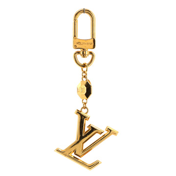 Louis Vuitton LV Capucines Bag Charm and Key Holder Metal with Leather