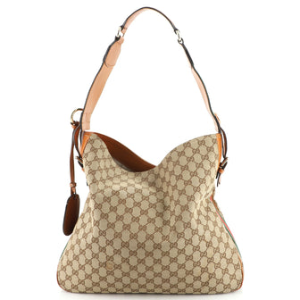 Gucci Heritage Web Hobo GG Canvas Medium