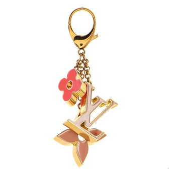Louis Vuitton Fleur de Monogram Bag Charm Metal