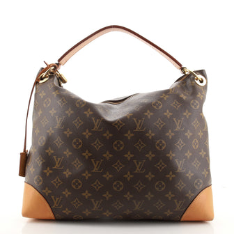 Louis Vuitton Berri Handbag Monogram Canvas MM