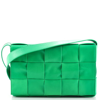 Bottega Veneta Cassette Crossbody Bag Maxi Intrecciato Leather