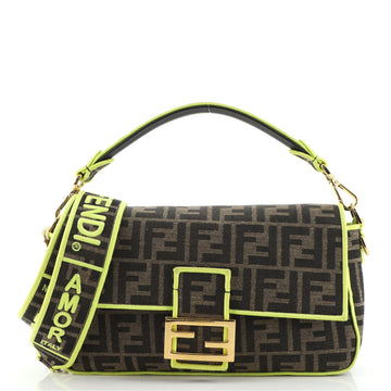 Fendi Baguette NM Bag Zucca Canvas Medium