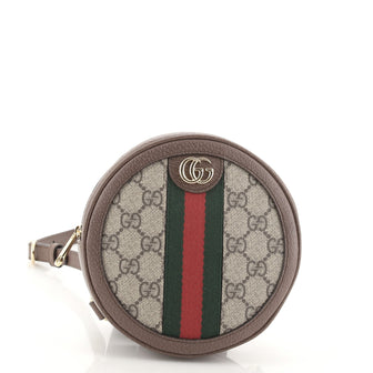 Gucci Ophidia Round Backpack GG Coated Canvas Mini