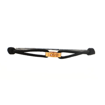 Cartier Charity Love Cord Bracelet Silk Cord with 18K Rose Gold and Diamond