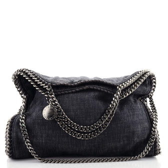 Stella McCartney Falabella Fold Over Bag Denim