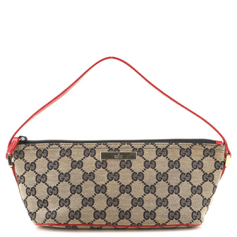 Gucci Boat Pochette GG Canvas Small