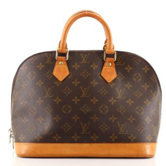 Louis Vuitton Vintage Alma Handbag Monogram Canvas PM