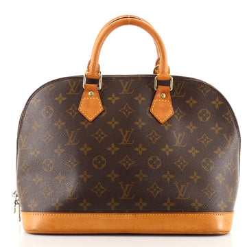 Louis Vuitton Vintage Alma Handbag Monogram Canvas PM