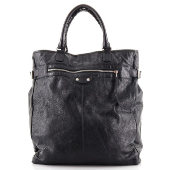 Balenciaga Hexagon Tote Leather Large