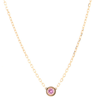 Cartier Cartier D'Amour 1 Pink Sapphire Necklace 18K Rose Gold