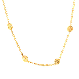 Cartier Love Station Necklace 18K Yellow Gold