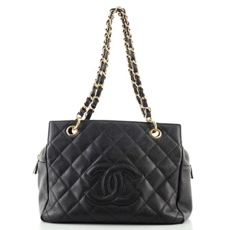 Chanel Petite Timeless Tote Quilted Caviar