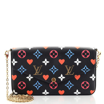 Louis Vuitton Felicie Pochette Limited Edition Game On Multicolor Monogram