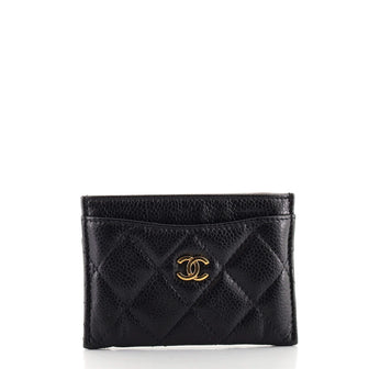 Chanel Classic Card Holder Quilted Caviar