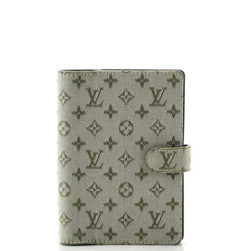 Louis Vuitton Ring Agenda Cover Mini Lin PM