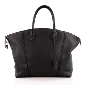 Louis Vuitton Soft Lockit Handbag Leather MM