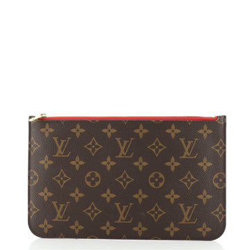 Louis Vuitton Neverfull Pochette Monogram Canvas Large
