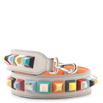 Fendi Strap You Shoulder Strap Studded Leather
