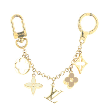 Louis Vuitton Fleur de Monogram Bag Charm and Key Holder Resin and Brass