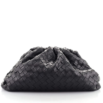 Bottega Veneta The Pouch Intrecciato Leather Large
