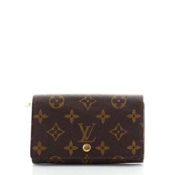 Louis Vuitton Porte Monnaie Tresor Wallet Monogram Canvas