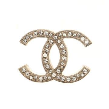 Chanel CC Brooch Metal with Crystals