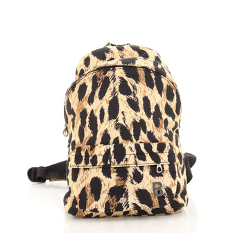 Balenciaga Soft Backpack Printed Nylon XXS