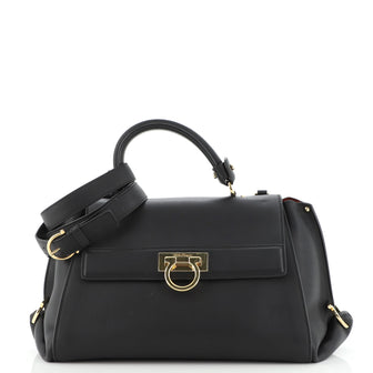 Salvatore Ferragamo Sofia Satchel Smooth Leather Small