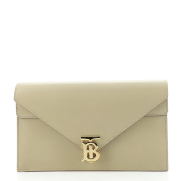 Burberry TB Envelope Clutch Leather Small