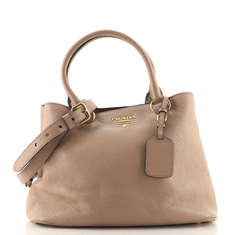 Prada Convertible Shopping Tote Vitello Daino Medium