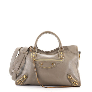 Balenciaga City Classic Metallic Edge Bag Leather Medium