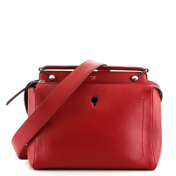 Fendi DotCom Convertible Satchel Leather Medium