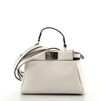 Fendi Peekaboo Bag Leather Micro