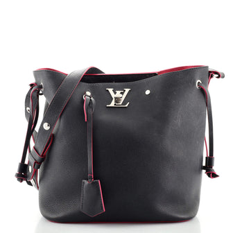 Louis Vuitton Lockme Bucket Bag Leather