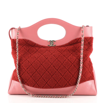 Chanel 31 Shopping Bag Quilted Shearling and Leather Large