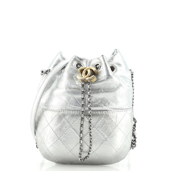 Chanel Gabrielle Drawstring Bag Quilted Calfskin Small